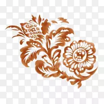 主题剪贴画.菊花图案