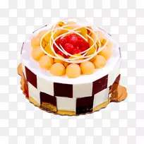 生日蛋糕糕点甜点-甜瓜球巧克力蛋糕