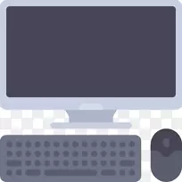 计算机鼠标电脑键盘可伸缩图形图标计算机鼠标