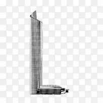 摩天大楼黑白世界摩天大楼
