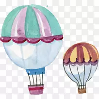 热气球海报婚礼-热气球海报