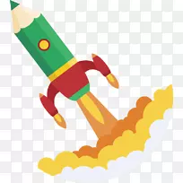 铅笔火箭-创新铅笔火箭