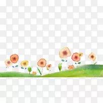 水彩画-土