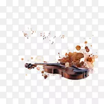 小提琴插图-小提琴