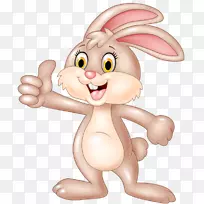 兔子复活节兔子剪贴画快乐兔子