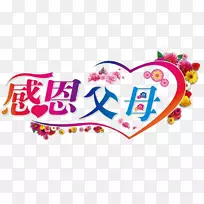 感恩父母爱父亲感谢父母