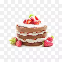 生日蛋糕草莓奶油蛋糕海绵蛋糕无拉草莓酸奶蛋糕