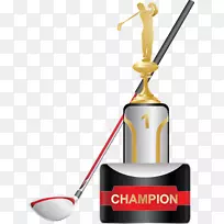 奖杯高尔夫球-精美高尔夫球奖杯