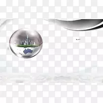地球壁纸-蓝色动态技术背景