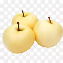 亚洲梨苹果金黄美味的奥格里斯水果金黄可口的苹果