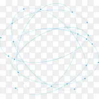 圆形区域图形.科学和技术的抽象几何线