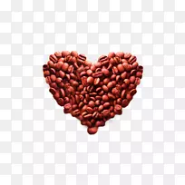 速溶咖啡卡布奇诺咖啡厅-心形咖啡豆儿童
