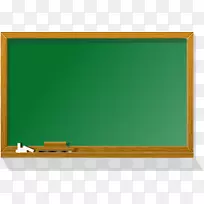 黑板布告板，白板，绿色剪贴画.白板剪贴画