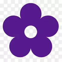 蓝花剪贴画-紫色剪贴画免费