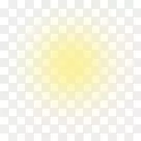 浅黄色光晕发光效能-太阳射线