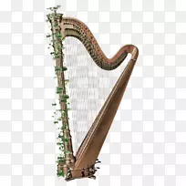 竖琴乐器竖琴