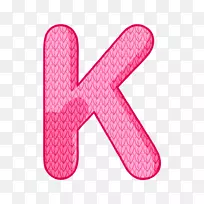 字母剪辑艺术.字母k设计