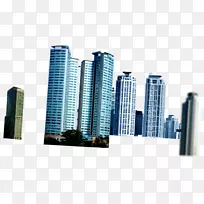 摩天大楼-高层建筑图标-摩天大楼