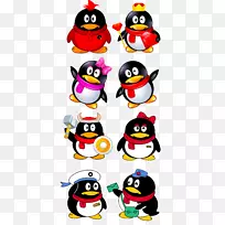 腾讯QQ企鹅图标-企鹅