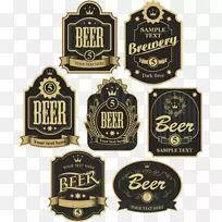 啤酒标签-啤酒图标