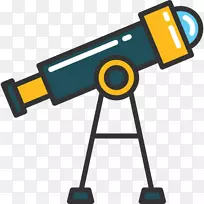 望远镜可伸缩图形图标双筒望远镜