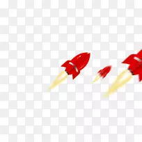 火箭印刷-红色火箭