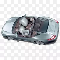 保时捷911 GT3轿车保时捷Macan安全气囊-保时捷跑车顶部图案