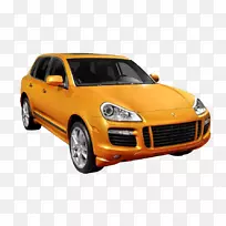 保时捷911 GT3 2009保时捷卡宴涡轮增压SUV车-2009橙色保时捷