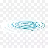 水下载漩涡-蓝色圆形图案水涟漪