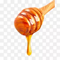 蜂窝香醋原料摄影.创造性蜂蜜棒滴蜂蜜
