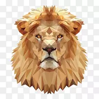 狮子头十字绣图案狮子头