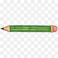 纸铅笔绿色卡通绿色铅笔