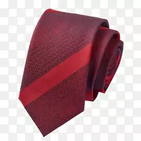 领带设计师红-男士真丝红领带