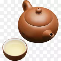 宜兴粘土茶壶茶具-茶具