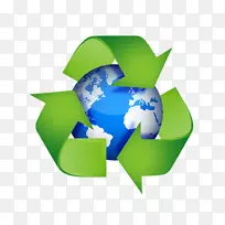 回收标志可持续发展废物最小化-地球