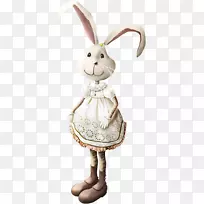 复活节兔子莱波尔-白兔
