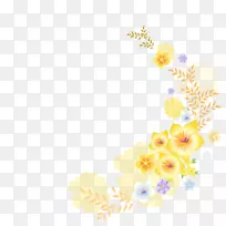 花卉设计花瓣下载-黄花装饰