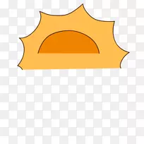 黄角图案-太阳