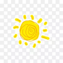 下载手绘黄色太阳
