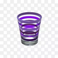 玻璃紫杯