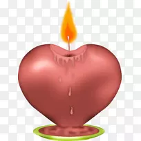 烛心手绘爱情蜡烛