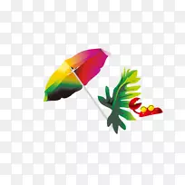 雨伞动画-卡通太阳伞