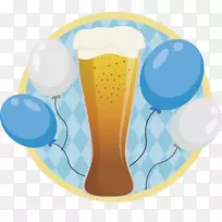 啤酒节-飞行气球啤酒节标签