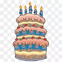 生日蛋糕层蛋糕巧克力蛋糕-蛋糕层上的蜡烛