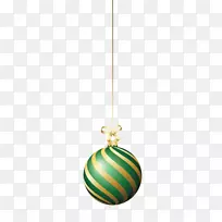 圣诞节装饰青绿色珠宝人体-绿色球饰品