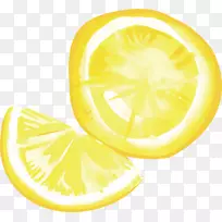 柠檬黄-黄柠檬片