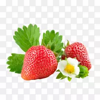 草莓果汁粉水果，草莓，鲜花，新鲜