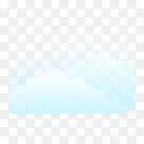 天空电脑图案-新鲜卡通云