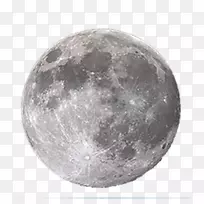 2018年1月月食地球超级月亮满月蓝月亮灰色简单月亮装饰图案