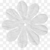 白色花瓣图案-装饰雪花形状